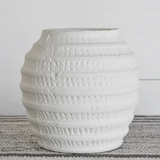 White Wash Vase