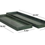 Green Marble Tray