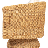 Courtland Woven Swivel Chair