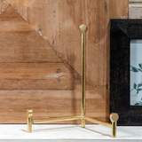 Brass Straight Back Easel