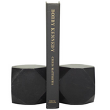 Black Marble Geometric Bookend