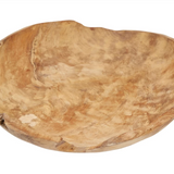 Round Teakwood Bowl