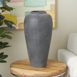 Black Ceramic Vase