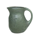 Teal Stoneware Pitcher