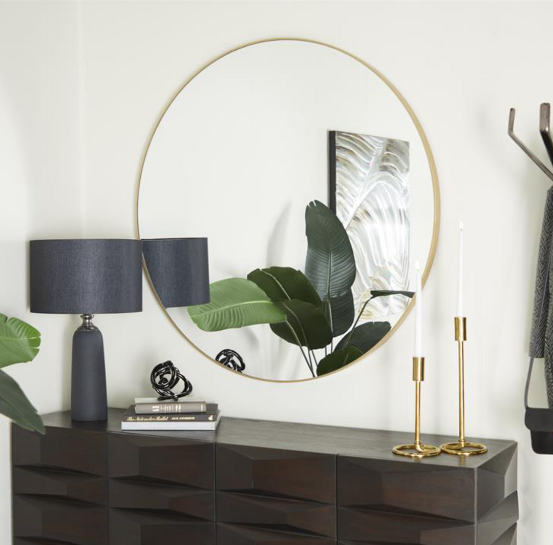 Alex Gold Mirror – Accent Prone