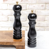 Black Salt & Pepper Grinder S/2