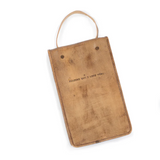 Heirloom Hanging Leather Journal