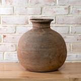 Wood Round Pot