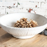 Olivia White Raised Bowl