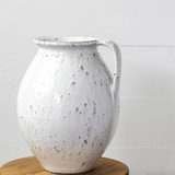 Erin White Handle Vase