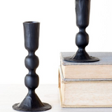 Candle Holders Black s/2