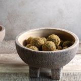 Beige Raised Terracotta Bowl