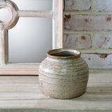 Milky Beige Ceramic Vase