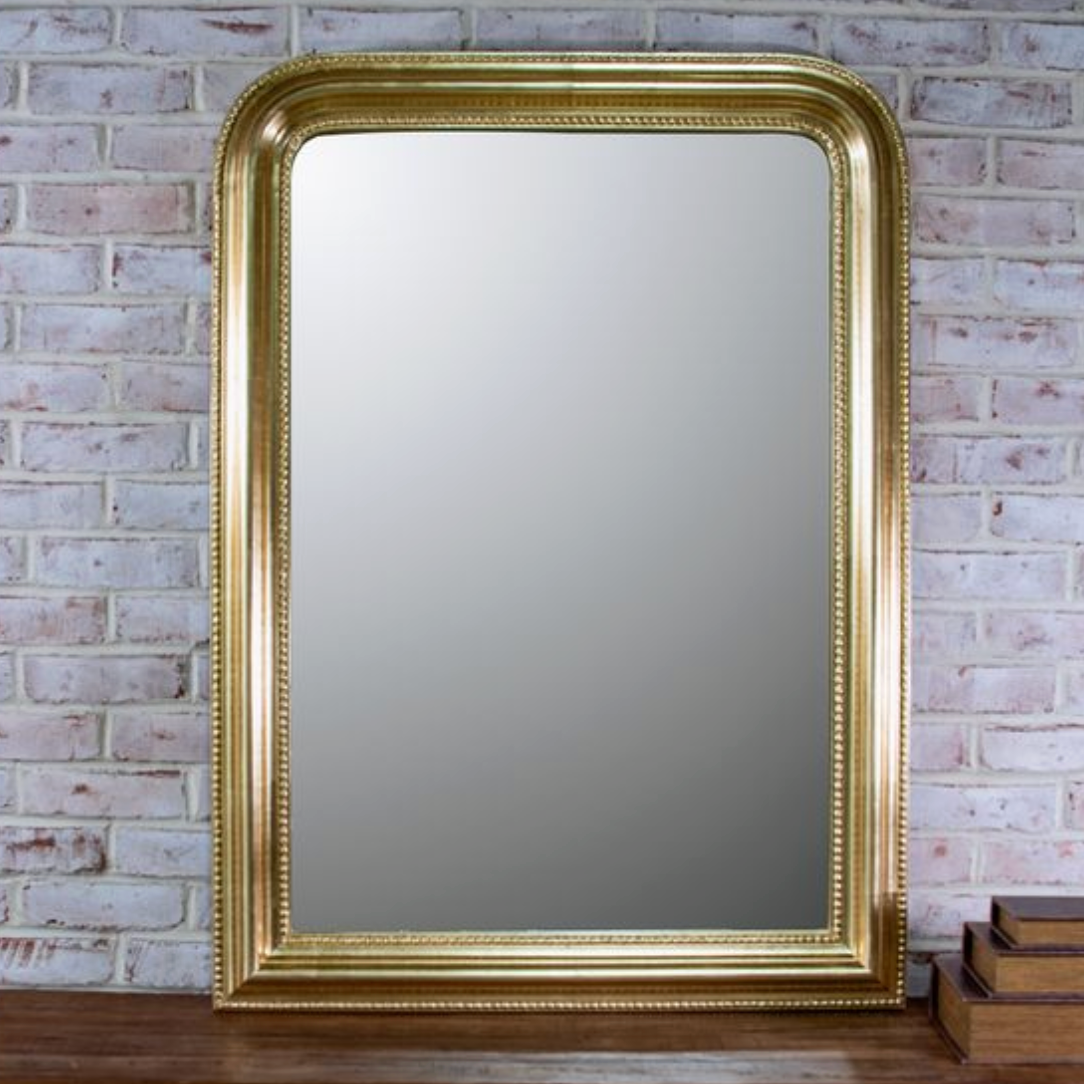 Tall Gold Framed Mirror