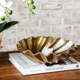 Antique Gold Wavy Bowl