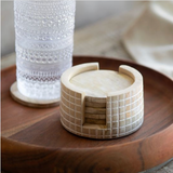 Check Pattern Coasters