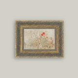 Small Garden Framed Antique Art 7x5