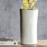White Sand Ceramic Vase