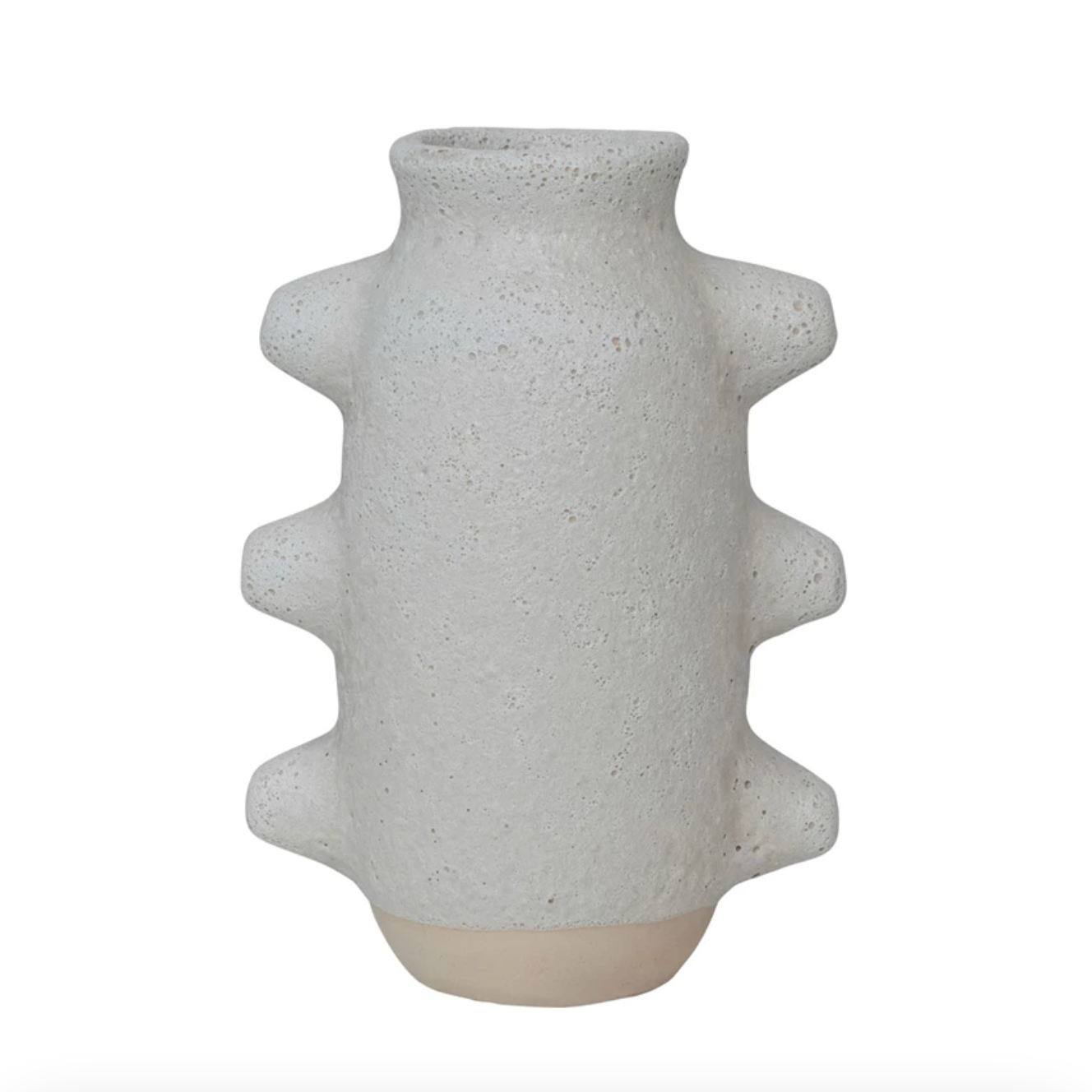 White Stoneware Vase