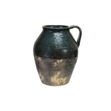 Blue Distressed Vase