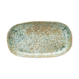 Green Stoneware Platter