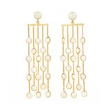 Moonstone Chandelier Earrings
