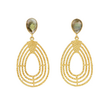 Textured Teardrop Earrings