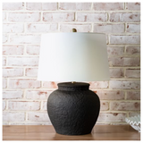 Ceramic Black Table Lamp
