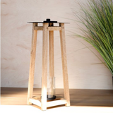 Black and Wooden Lantern