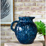 Blue Textured Pitcher
