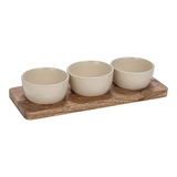 Three Bowl Serving Dish
