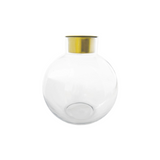 Glass & Brass Tealight Holder