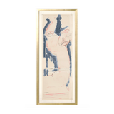 Caryatid in Rose and Blue