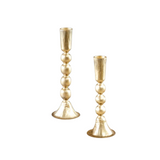 Gold Ball Candlestick s/2