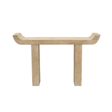 Sandblasted Oak Console Table