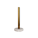 White and Gold Paper Towel Holder