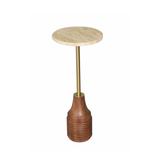 Travertine Drink Table