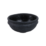 Black Textured Bowl