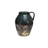 Blue Distressed Vase