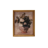 Vintage Framed Floral Art