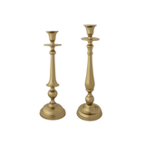 Shiny Brass Candleholders
