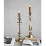 Shiny Brass Candleholders