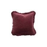 Wine Ruffle Pillow