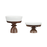 Stoneware Acacia Pedestals