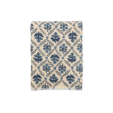 Blue Flower Throw