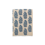 Blue Flower Throw
