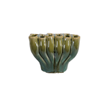 Green Sculptural Vase