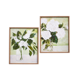 White Flower in Vase Art