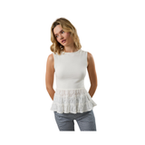 Mollie Peplum Top