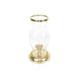 Brass Hurricane Candleholder